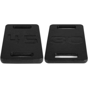 Yes4All Cast Iron Rucking Weight for Backpack, Training Weight Plate with Ergonomic Rounded Handle, Protective Glossy Finish for Weighted Walking, Hiking, Rucking, Resistance Workout, 10 LB(D. Set 2pcs)