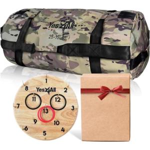 Yes4All Combo Workout Sandbag Black L + Ring Toss Shot Ladder