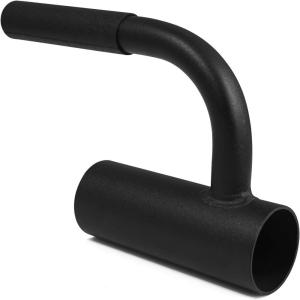 Yes4All Exercise Machine Adjustable T Bar Row Attachment, D Row Handle/Landmine Handle Attachment with Textured Rubber Handles(B. Black Single Landmine Handle)