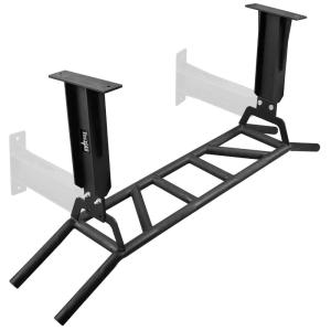 Yes4All Multi-Grip Wall Mount Pull-Up Bar, 16 Inches & 24 Inches Reversible Stud and Wall Compatibility Mounted Pull Up Bar Design, Solid Construction Strength Training(B. Ceiling Mount & Wall Mount)