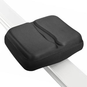 Yes4All Rowing Machine Seat Cushion Good with Non-Slip, Silicon Cooling Gel Seat Cover, Groove Design, Custom Fit Comfort, Black(A. Standard)