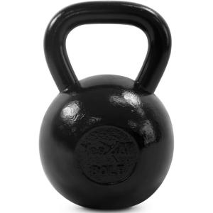 Yes4All Solid Cast Iron Kettlebell Weights Set – Great for Full Body Workout and Strength Training – Kettlebell 80 lbs (Black)