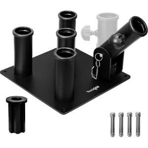 Yes4All Vertical Storage Rack, Home Gym Organizer, Barbell & Dumbbell Rack for 2-inch Olympic & Curl Bars(D. Barbell Holder & T Bar Row)