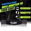 Yes4All 480LB Standard Straight Barbell 60″ & EZ Curl Bar 47″, Weight Bar 1″ Diameter – Star Lock Collars & Rubber Ring for Deadlifts, Squats(2. Arm Blaster & Barbell 60″/5FT)