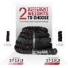 Yes4All Weighted Jump Rope, 2.8LB Heavy Skipping Rope with Anti-Slip Double Layer Handle & Protective Sleeve for Fitness, Cardio, Muscle Training – Carry Bag Included(2.8 lbs)