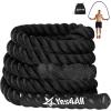 Yes4All Weighted Jump Rope, 2.8LB Heavy Skipping Rope with Anti-Slip Double Layer Handle & Protective Sleeve for Fitness, Cardio, Muscle Training – Carry Bag Included(3.8 lbs)