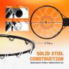 Yes4All Basketball Net, 18-Inch Heavy-Duty Basketball Rim Replacement for Indoor & Outdoor Use, Fits Youth & Adult Hoops – Fixed & Breakaway Options, Bolts Included(Breakaway)