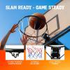 Yes4All Basketball Net, 18-Inch Heavy-Duty Basketball Rim Replacement for Indoor & Outdoor Use, Fits Youth & Adult Hoops – Fixed & Breakaway Options, Bolts Included(Breakaway)