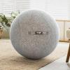 Yes4All Exercise Office, 400lbs Capacity Anti-Burst Yoga Weight Self-Standing Sitting Ball Chair with Hidden Seam Cover Convenient Handle & Pump Included, Standard, Dark Gray(Upgrade Light Gray)