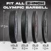 Yes4All 2 Inch Bumper Plate – Olympic Rubber Weight Plate for Weightlifting and Strength Training – Durable Rubber with Steel Hub – 190LB Plate Set