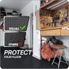 Yes4All EVA Interlocking Mats, Puzzle Floor Tiles, Foam Floor Padding with Border for Furniture, Home Space, Living Room, Garage 48 SQFT