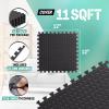 Yes4All Interlocking Exercise Mat -(7/16″ Thick  12SQFT)