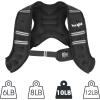 Yes4All Tactical Weighted Vest 14 Lbs, 20 Lbs for Men & Women Strength Training Weight Vests for Workout, Jogging Running