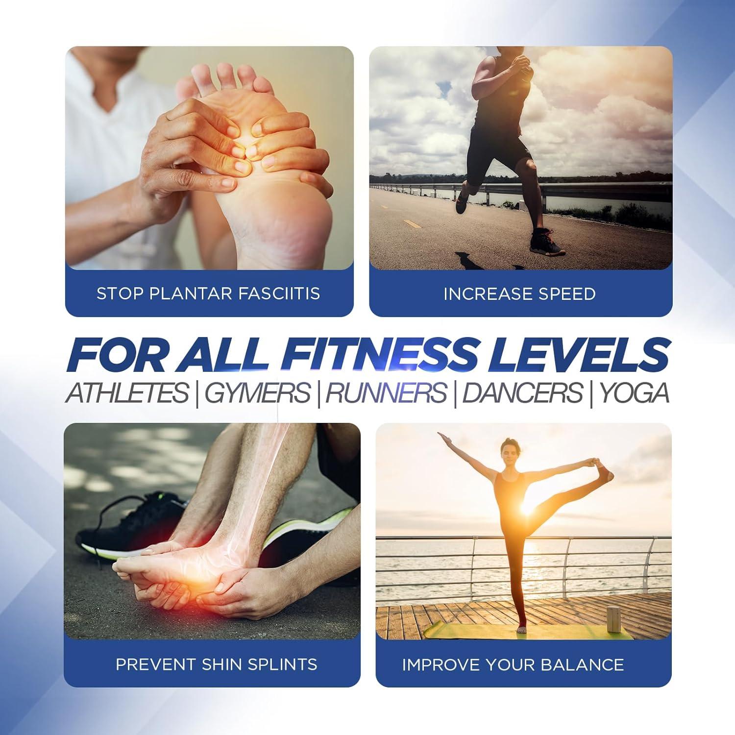 image:imageYes4All Ankle Calf Stretcher 450LBS Rubber Slant Board Improving Mobility amp Flexibility Anti Slip amp Ergonomic Squat WedgesB Ankle Mobility Stretcher