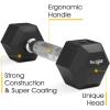 Dumbbell – Rubber Hex – 5lbs
