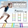 Yes4All Agility Ladder – Adjustable Speed & Agility Training Equipment for All Ages – Durable, Portable, Multiple Combo Sets Available(K. 8 Rungs Blue)
