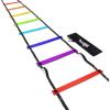Yes4All Agility Ladder – Adjustable Speed & Agility Training Equipment for All Ages – Durable, Portable, Multiple Combo Sets Available(K. 8 Rungs Blue)